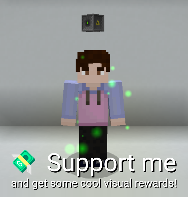 Support me and get some cool visual rewards!